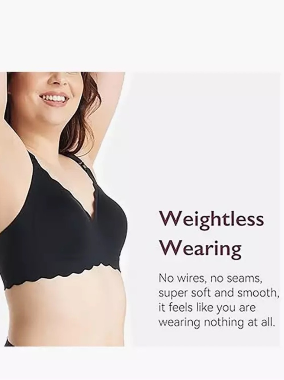MOMCOZY Jelly Strip Seamless Nursing Bra size Medium - Picture 3 of 15